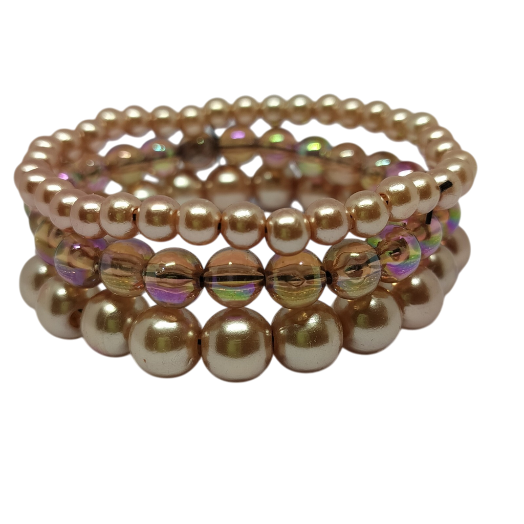 Armbandenset 'Apricot'