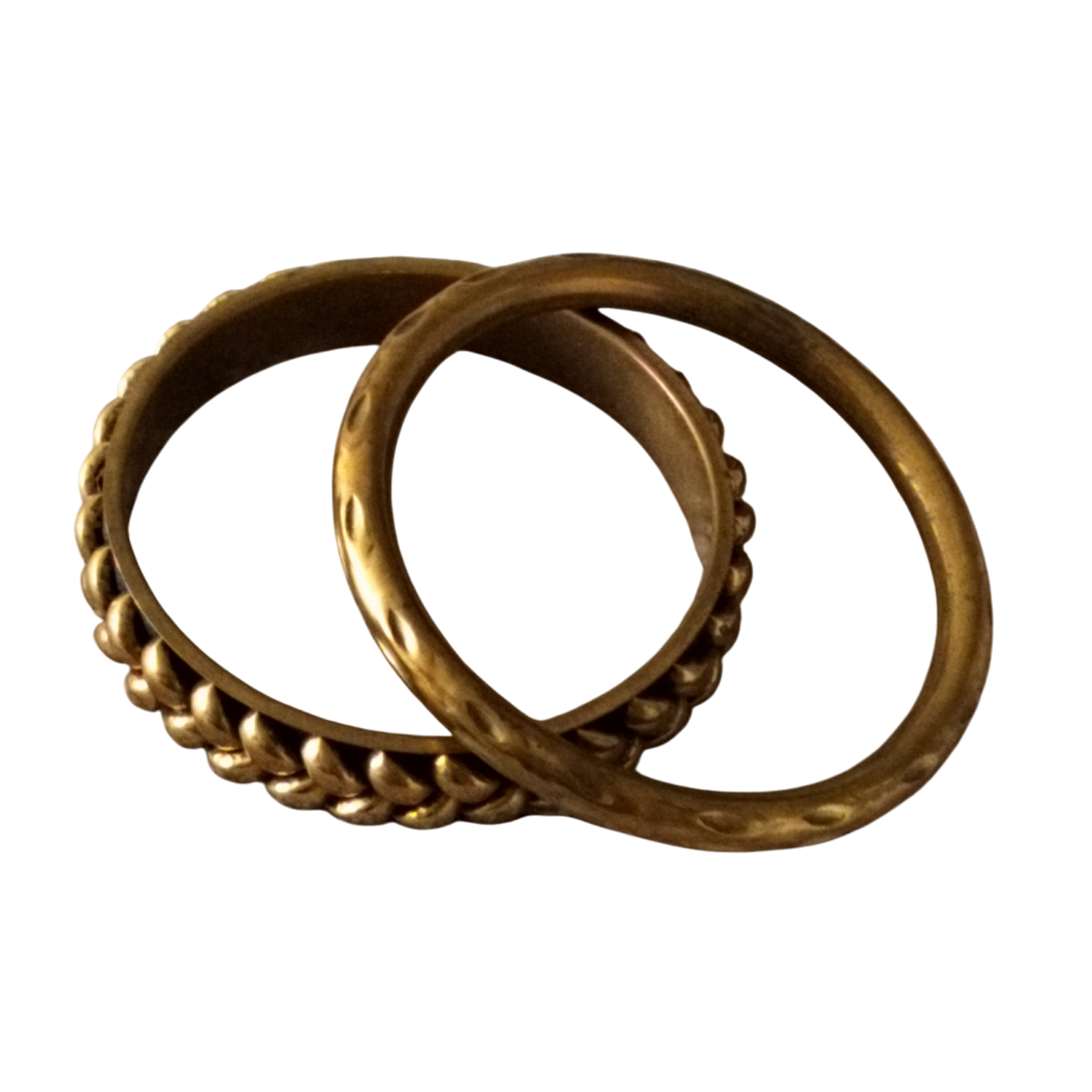 Armbanden set bronskleurig