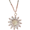 Ketting goudkleurig 'Zonnebloem'