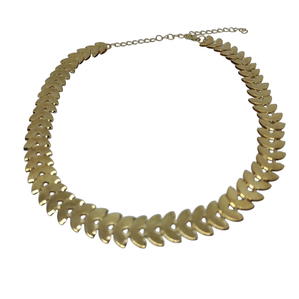 Ketting goudkleurig 'Leaf'
