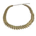 Ketting goudkleurig 'Leaf'