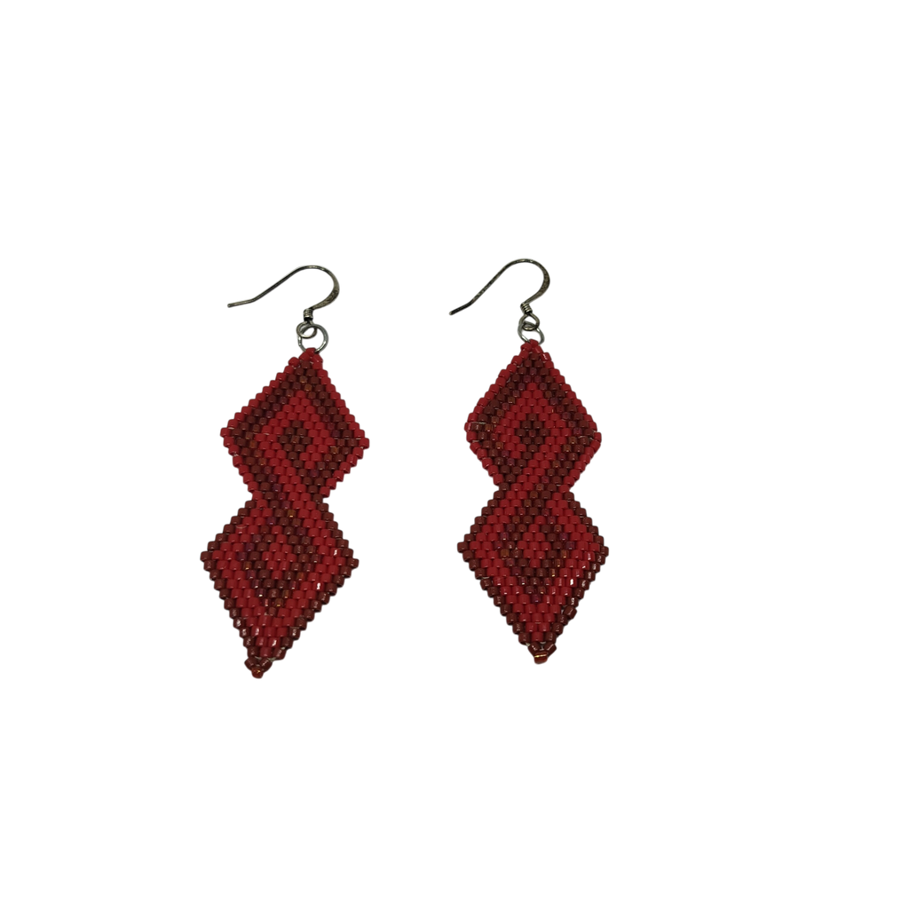 Oorbel brick stitch