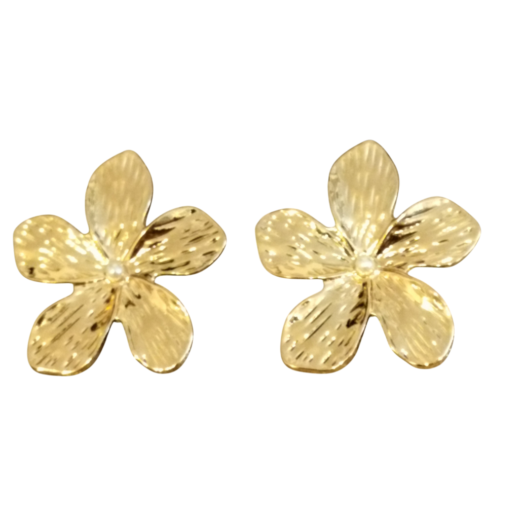 Oorbel 'Golden flower'