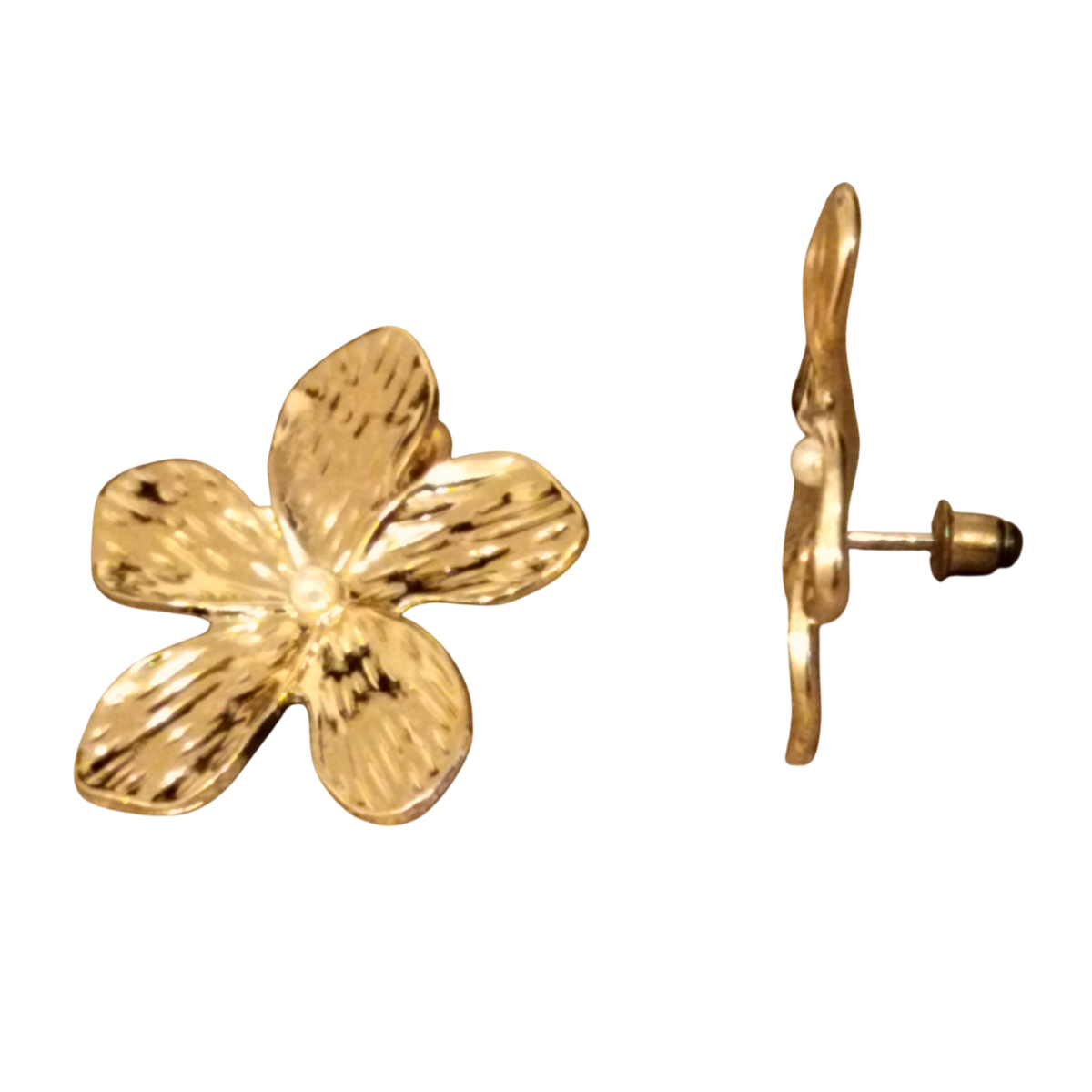 Oorbel 'Golden flower'