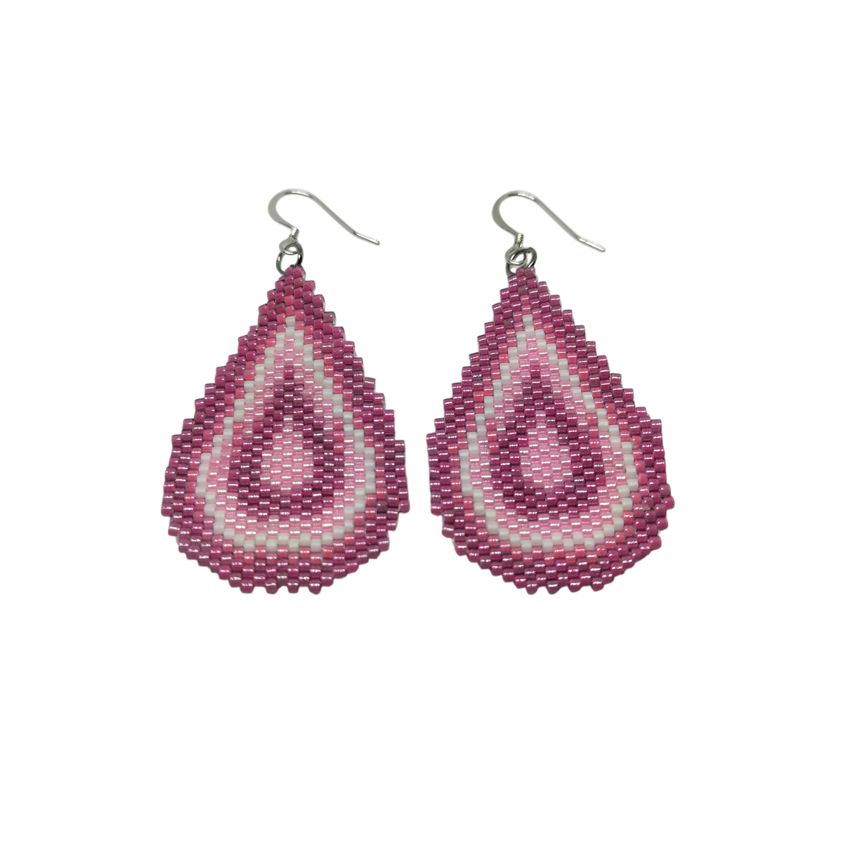 Oorbel 'Pink drop'