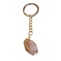 Sleutelhanger Rozenkwarts
