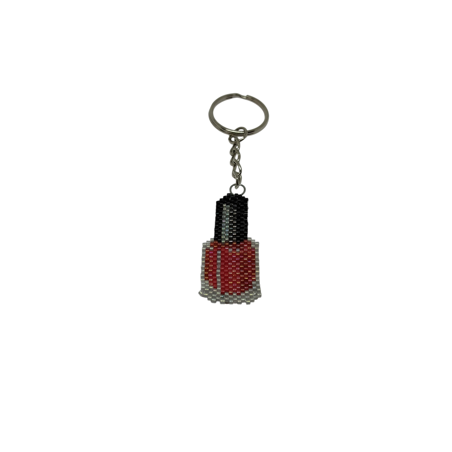 Sleutelhanger nagellakflesje (rechthoekig)