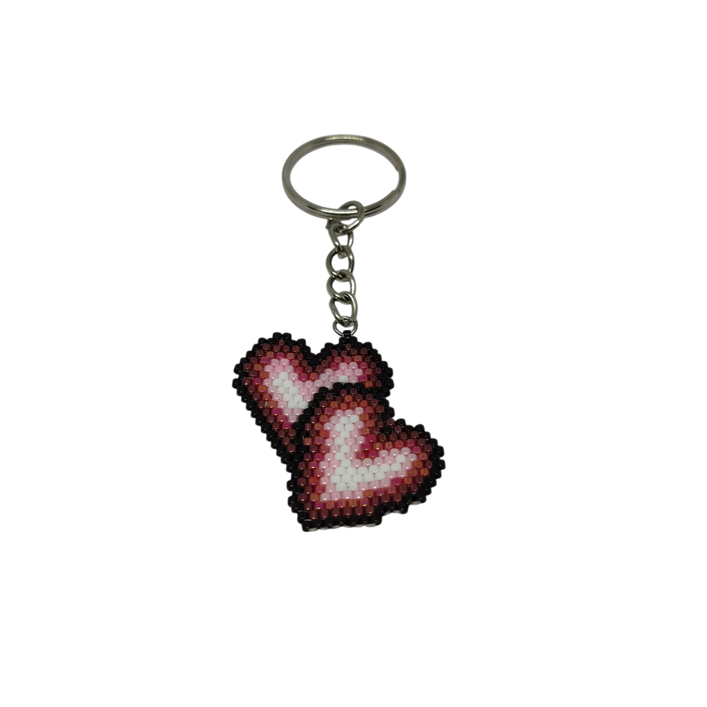Sleutelhanger 'Hearts"